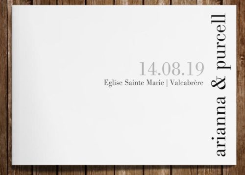 Faire Part Mariage Orsay Paperandkraft